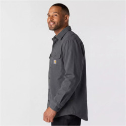 Surchemise stretch doublure polaire gris Windham Shirt Jac