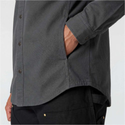 Surchemise stretch doublure polaire gris Windham Shirt Jac