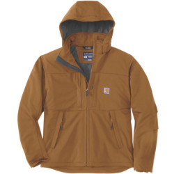 Blouson à capuche déperlant et anti-vent marron Camden Cryder Jacket