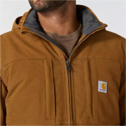 Blouson à capuche déperlant et anti-vent marron Camden Cryder Jacket