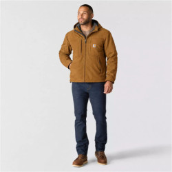 Blouson à capuche déperlant et anti-vent marron Camden Cryder Jacket