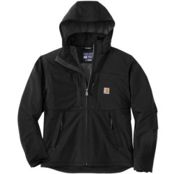 Blouson à capuche déperlant et anti-vent noir Camden Cryder Jacket