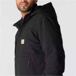 Blouson à capuche déperlant et anti-vent noir Camden Cryder Jacket