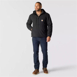 Blouson à capuche déperlant et anti-vent noir Camden Cryder Jacket