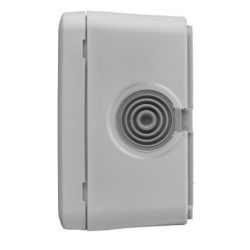 Boîte de dérivation à membrane carrée IP66 - 85 x 85 x 50 mm - 8 entrées - Polypropylène gris