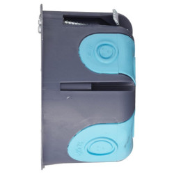 Boite d'appareillage triple cloisons sèches Stop air - Diamètre 67 mm - Profondeur 40 mm - Gris