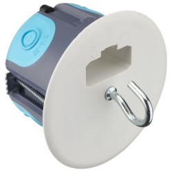 Boite point de centre DCL Debflex - Étanche à l'air - Ø 67 x 50 mm - Polypropylène - Blanc