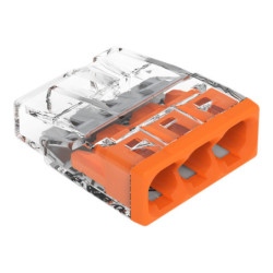 Borne boîte dérivation Compact 2273 Wago conducteurs rigides 0.5 à 2.5mm²