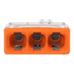 Borne boîte dérivation Compact 2273 Wago conducteurs rigides 0.5 à 2.5mm²