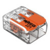 Borne à leviers Compact 221 Wago tous conducteurs de section 0.5 à 6mm²
