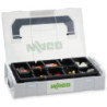 Assortiment de 195 bornes de connexion électrique 221, 2273 et 224 - Wago L-Boxx Mini