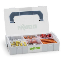 Assortiment de 350 bornes de connexion compact 2273 et accessoires Wago L-Boxx Mini
