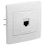 Prise encastrable RJ45 gamme Diam2 cat 6 blanc Debflex