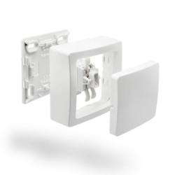 Interrupteur va et vient en saillie Debflex BLOK couleur blanc