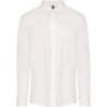 Chemise popeline manches longues homme blanche