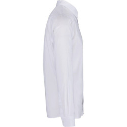 Chemise écoresponsable délavée homme blanche