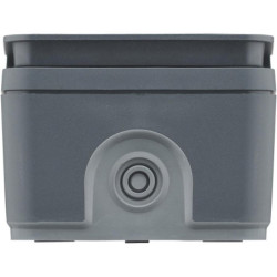 Prise de courant 2P+T 16A Cyklone anthracite IP55
