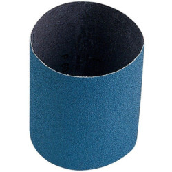 Manchon abrasif zirconium et corindon couleur bleu largeur 100 mm grain 60 (paquet de 5)