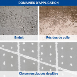 Lot 10 abrasifs diamètre 215mm pour DS200 DS210 DS920 et DS930 Scheppach 240