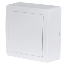 Boîte de dérivation - Sortie de câble en saillie - 2000V - 70 x 70 x 30 mm - Abs - Blanc