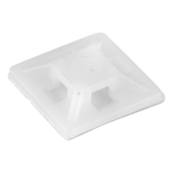 Embase auto adhésive pour rilsan Largeur 3,6 mm sachet de 25 pieces