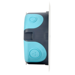Boite de dérivation Stop air à encastrer Debflex hauteur 40 mm + couvercle Gris