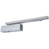 Ferme-porte Groom 3400 avec bras anti-vandalisme finition argent norme EN 1154