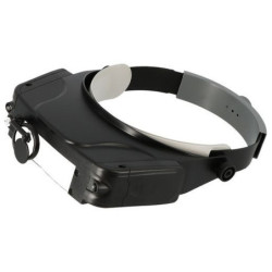 Loupe frontale LED grossissement 1.5x - 3x - 8x - 9.5x