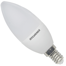 Ampoule LED flamme Sylvania ToLEDo dépolie 3W 250 lm 827 E14 2700 K blanc chaud