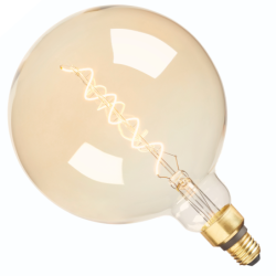 Ampoule globe LED design rétro vintage E27 5.5W 300 lumens Teinte chaude 2000K