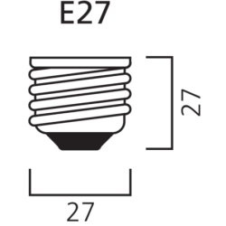 Ampoule LED A60 Sylvania GLS culot E27 14W 1521LM Blanc chaud 2700K