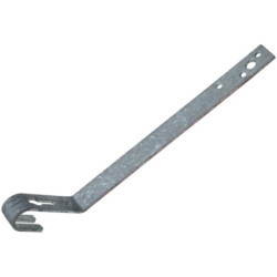 Ancrage bas de toit cambre galvanisé forte pente longueur 30 cm