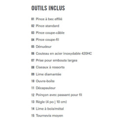 Pince Leatherman CURL multifonction 15 outils en 1 gris en etui