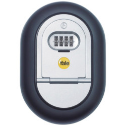 Boîte coffre-fort de sécurité murale pour clefs - Code combinaison 4 chiffres - Gris