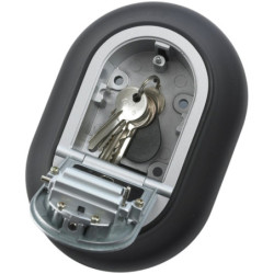 Boîte coffre-fort de sécurité murale pour clefs - Code combinaison 4 chiffres - Gris