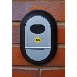 Boîte coffre-fort de sécurité murale pour clefs - Code combinaison 4 chiffres - Gris