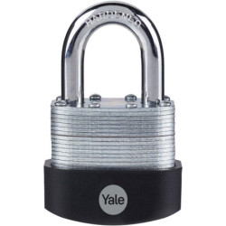 Cadenas extérieur yale 50 mm acier laminée anse acier cémenté grade 3
