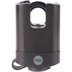Cadenas étanche Yale 51 mm anse protégé acier cémenté grade 2
