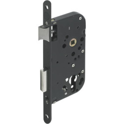Serrure à encastrer réversible Yale noire pour porte d'entrée à cylindre européen - axe 50 mm