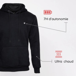 Sweat chauffant noir