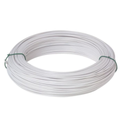 Fil de tension plastifié blanc diamètre 2,75 mm longueur 20 m