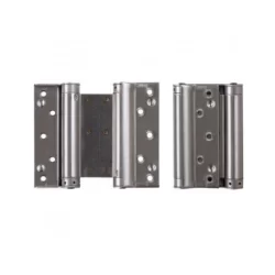 Charnière à ressort Liobex Compact- Pour porte double action - Inox - Vendue par paire