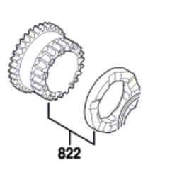 Ensemble d'accouplement pour marteau perforateur PBH2900 FRE