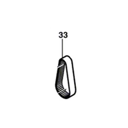 Courroie dentée Bosch Z 75 pour ponceuse PBS 75 A PBS 75 AE et GBS 75 AE