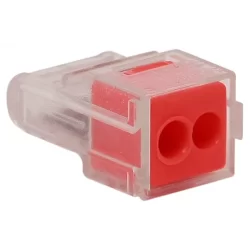 Borne automatique DebFlex pour 2 conducteurs de section 1,5 à 2,5 mm² - sachet de 8