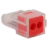 Borne automatique DebFlex pour 2 conducteurs de section 1,5 à 2,5 mm² - sachet de 8