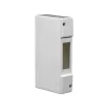 Coffret de protection vide Debflex - 1 rangée - 1 module - Avec rails - Polystyrène - Blanc
