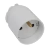 Fiche femelle à coiffe douille 2 Phases + Terre 16A DebFlex diamètre 4.8mm éclipse sortie droite