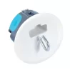 Boite point de centre DCL Debflex - Étanche à l'air - Ø 67 x 50 mm - Polypropylène - Blanc