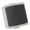 Bouton poussoir étanche Debflex - Pose en saillie - IP65 - Courant 10A - Tension 250V - Gris